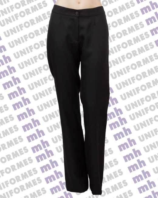 Calça Social Feminina Em Oxford Preto