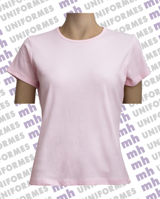 Camiseta Fitness Manga Curta Rosa