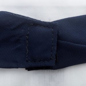 Lenço Bala Em Crepe Azul Marinho