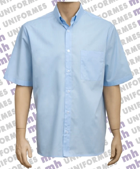Imagem ilustrativa de Camisa social masculina manga curta uniforme